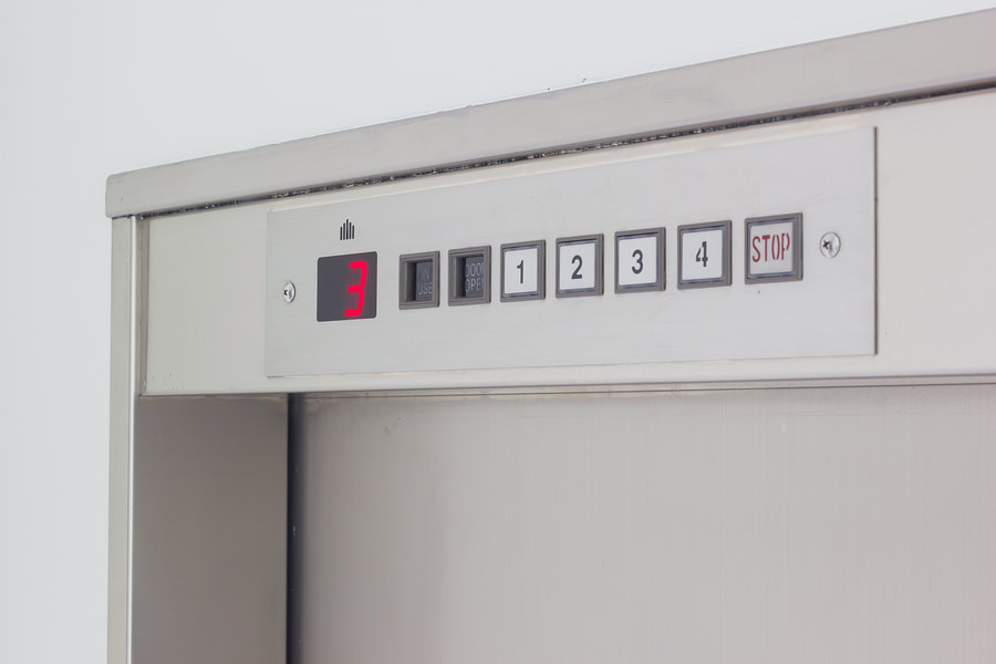 number station of the elevator